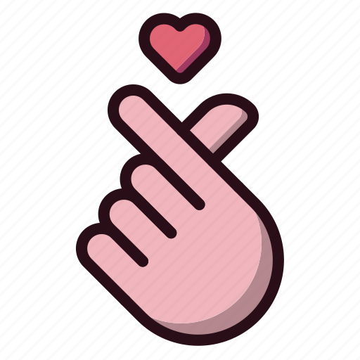 Valentine, love, finger, korean, hand icon - Download on Iconfinder