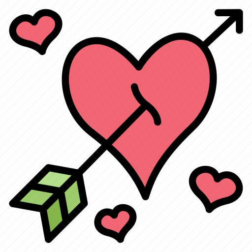 Arrow, valentine, heart, cupid, love, day, bow icon - Download on Iconfinder
