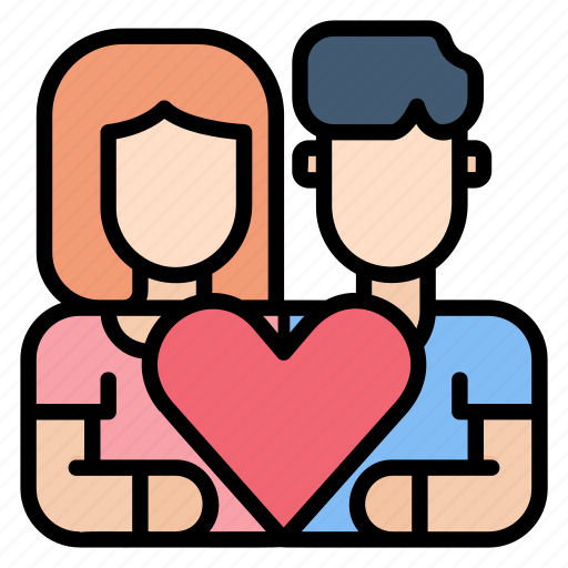 Couple, love, happy, man, together, young, woman icon - Download on Iconfinder