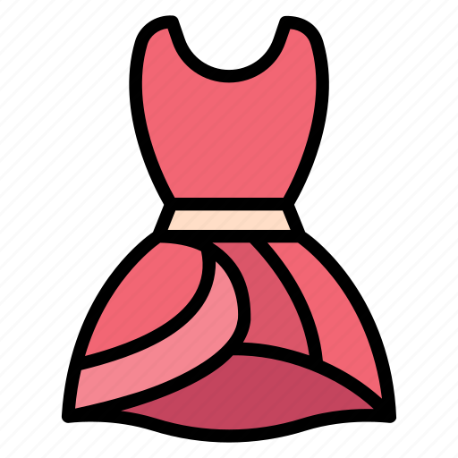 Fashion, female, woman, girl, dress, clothes, garment icon - Download on Iconfinder