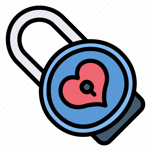 Love, sign, padlock, key, lock, heart, valentine icon - Download on Iconfinder