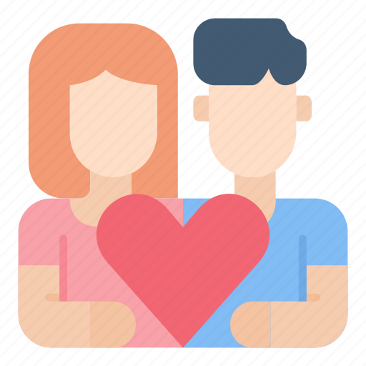 Couple, love, happy, man, together, young, woman icon - Download on Iconfinder