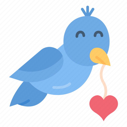 Love, heart, couple, valentine, bird, animal icon - Download on Iconfinder