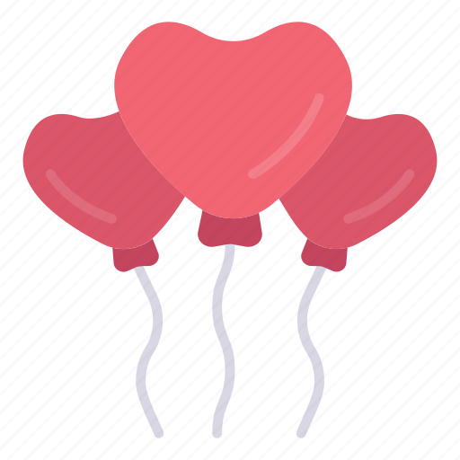 Love, heart, day, balloon, decoration, party, valentine icon - Download on Iconfinder