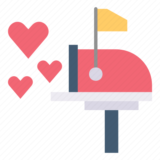 Love, mailbox, heart, letter, mail, message, valentine icon - Download on Iconfinder