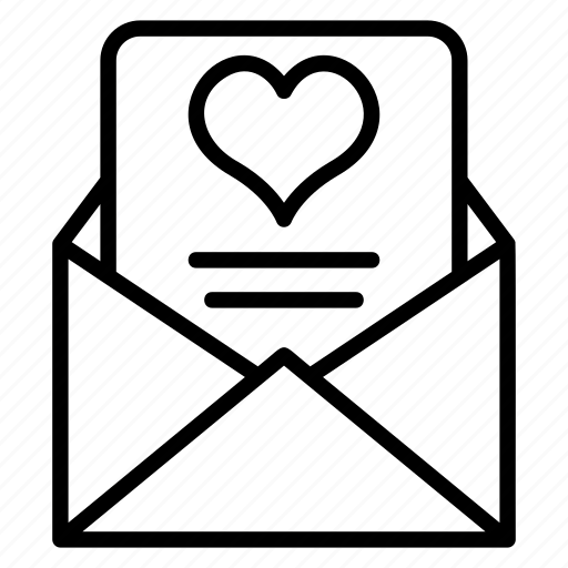 Mail, open, letter, envelope, paper, love, message icon - Download on Iconfinder
