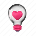 love bulb, heart bulb, love energy, valentine day, love idea, love light, creativity 