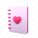 love note, love book, love diary, romantic note, love story, valentine note, valentine day