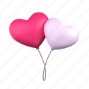 heart balloons, love balloons, romance balloon, party balloon, couple balloon, pink balloon, valentine day 