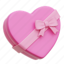 heart, gift, love, present, valentine 