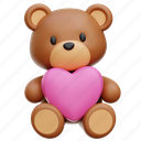 teddy, bear, teddy bear, gift, valentine 