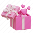 valentine, gift, love, gift box, present 