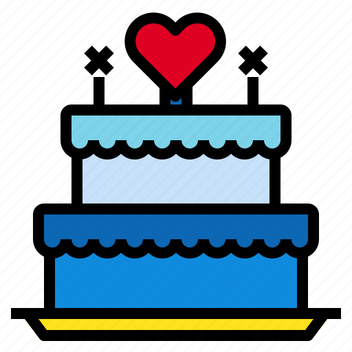 Cake, heart, love icon - Download on Iconfinder