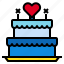 cake, heart, love 
