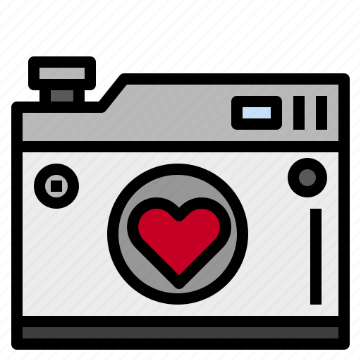 Camera, heart, photography icon - Download on Iconfinder