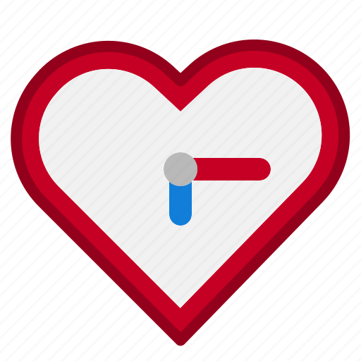 Clock, heart, time icon - Download on Iconfinder