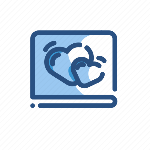 Dating, laptop, love, romance icon - Download on Iconfinder