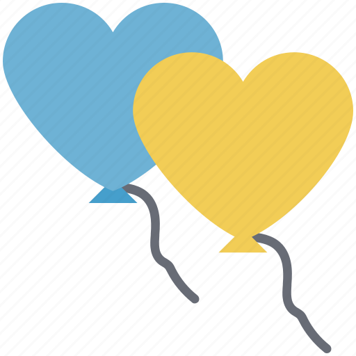 Heart, hearts balloon, love, love sign, valentine icon - Download on Iconfinder