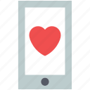 heart, love, love message, love notification, mobile, romance