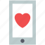 heart, love, love message, love notification, mobile, romance 