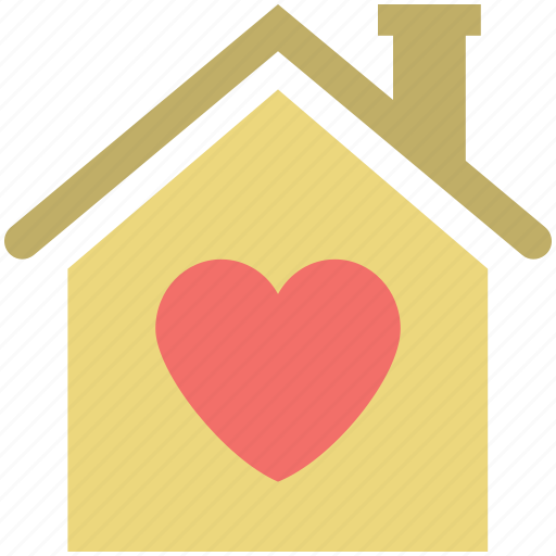 Home with heart sign, house, house with heart sign, love home, lover's home icon - Download on Iconfinder