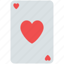 ace, ace card, hearts ace, playing card, poker card, poker heart