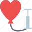 heart balloon, heart pump, love symbol, loving, romance, soul 