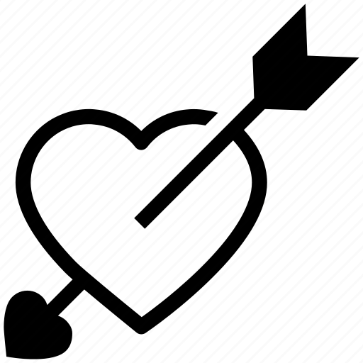 Valentine day, arrow, heart icon - Download on Iconfinder