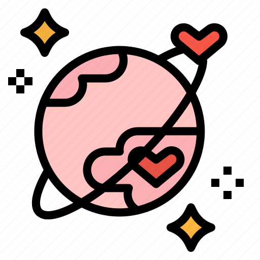 Heart, love, planet, universe, world icon - Download on Iconfinder