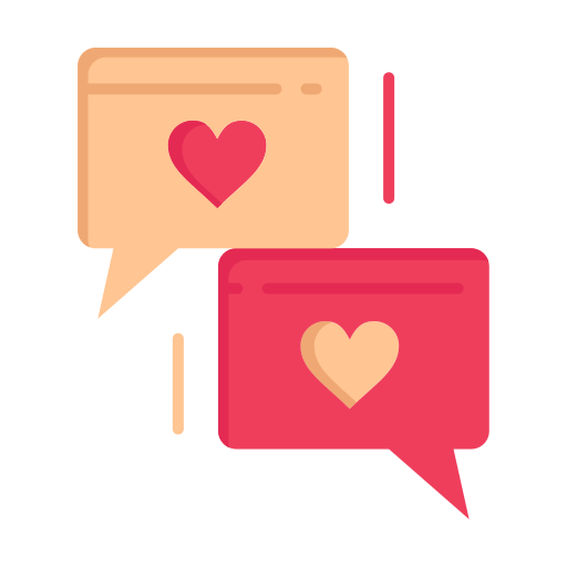 Chat, day, heart, love, valentine, valentines, wedding icon - Free download