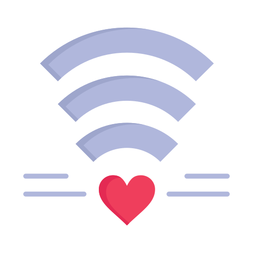 Day, heart, love, valentine, valentines, wedding, wifi icon - Free download