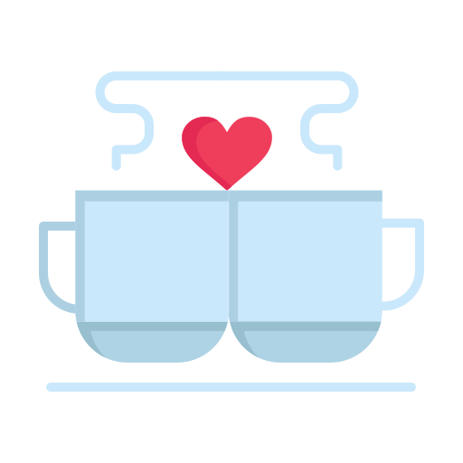 Coffee, cup, day, heart, love, valentine, valentines icon - Free download