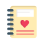 day, heart, love, notebook, valentine, valentines, wedding 