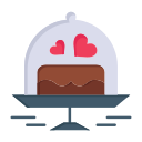 cake, day, love, plate, valentine, valentines, wedding