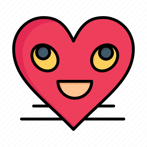 Day, emoji, face, heart, love, smile, smiley icon - Download on Iconfinder
