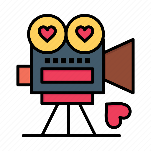 Camera, day, love, movie, valentine, valentines, video icon - Download on Iconfinder