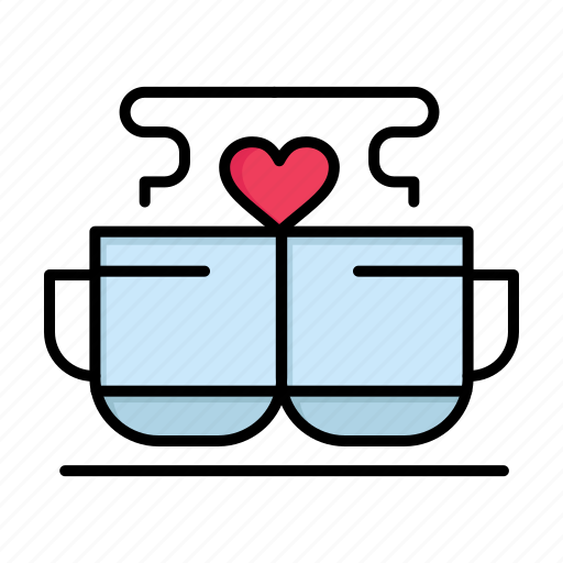Coffee, cup, day, heart, love, valentine, valentines icon - Download on Iconfinder