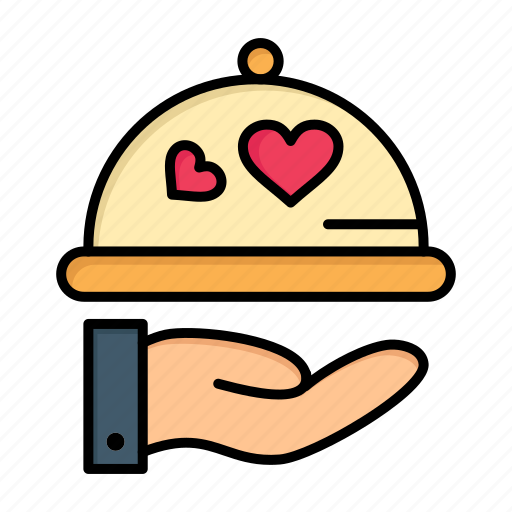 Day, dish, heart, love, valentine, valentines, wedding icon - Download on Iconfinder