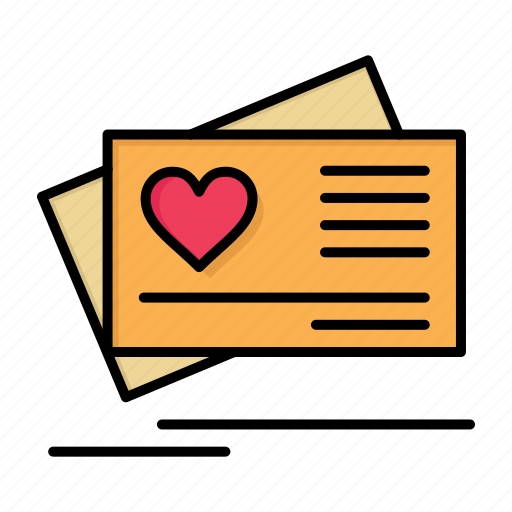 Card, day, heart, love, valentine, valentines, wedding icon - Download on Iconfinder