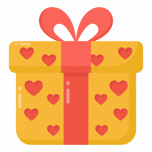 Gift, wrapped gift, wrapped box, ribboned package, surprise icon - Download on Iconfinder