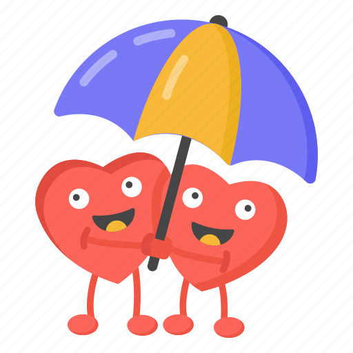 Hearts couple, heart lovers, happy heart lovers, heart emojis, happy hearts icon - Download on Iconfinder