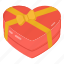 heart gift, valentine present, wrap heart, heart box, heart chocolate 
