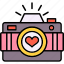 camera, dating, heart, love, valentine, wedding