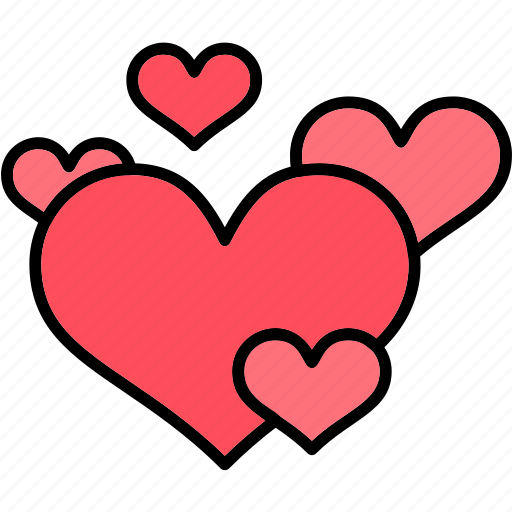 Hearts, love, valenticons, valentine, romantic, valentines icon - Download on Iconfinder