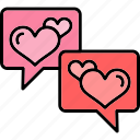 message, chat, couple, love, romantic, sms, valentine