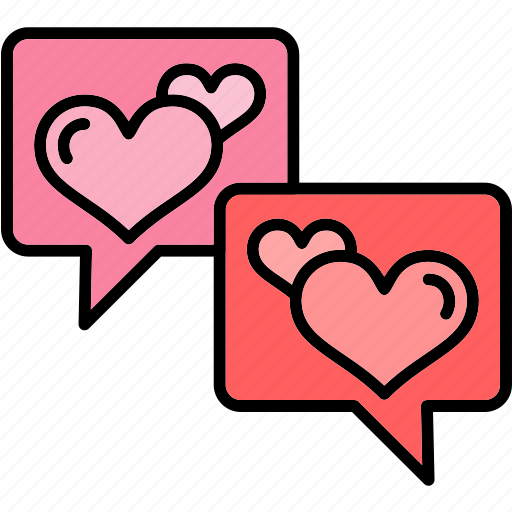Message, chat, couple, love, romantic, sms, valentine icon - Download on Iconfinder