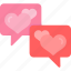 message, chat, couple, love, romantic, sms, valentine 