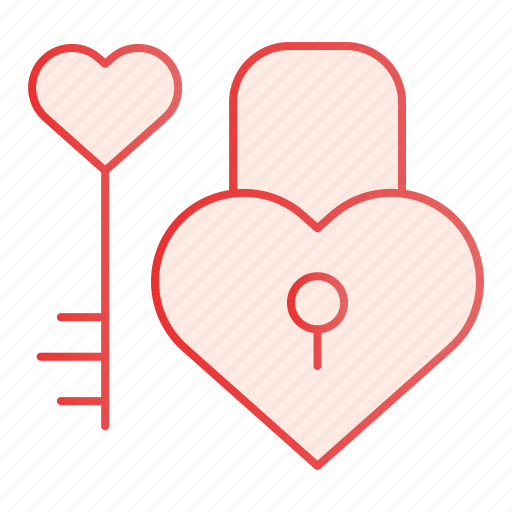 Heart, love, romantic, valentine, key, lock, romance icon - Download on Iconfinder