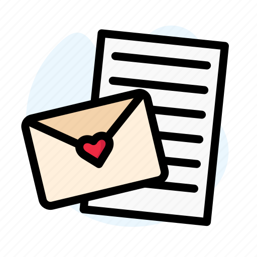 Envelope, heart, paper, pink, red, valentine icon - Download on Iconfinder