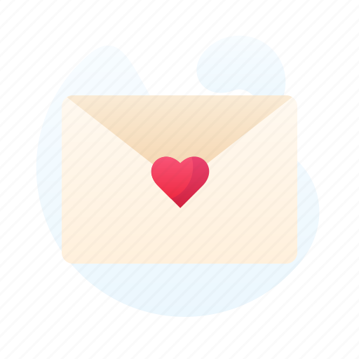 Empty, envelope, gradient, heart, pink, red, valentine icon - Download on Iconfinder